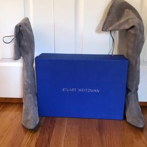 Suede over the knee boots